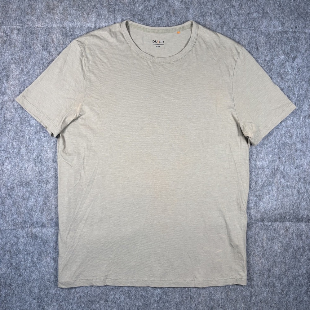 DU/ER T-Shirt Men's‎ Medium Tan Short Sleeve Stretch
